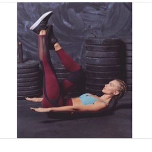 Free People Movement leggings, sheer, stripes, NWOT, high waist, sexy workout